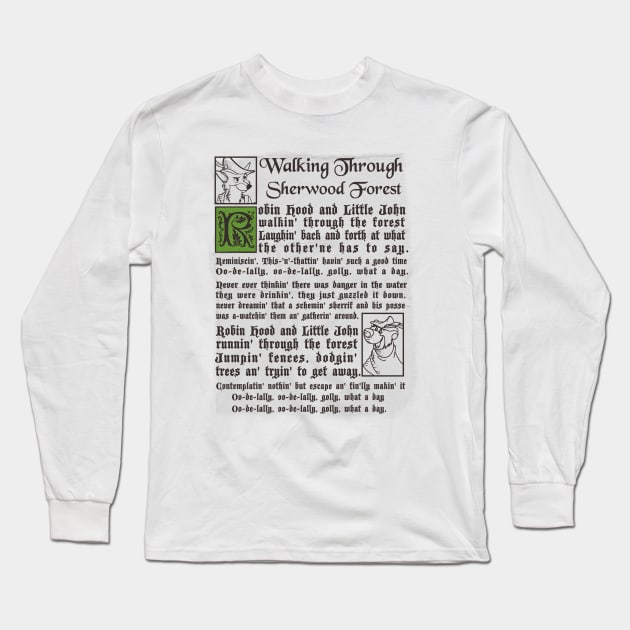 Sherwood Forest Long Sleeve T-Shirt by Piercek25